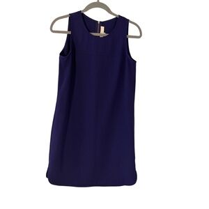 Ann Taylor LOFT Navy / Royal  Blue Sleeveless Sheath Dress Women’s Size 2